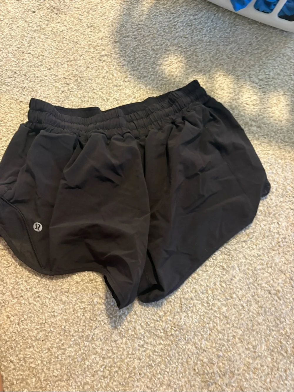 lululemon athletica Black Layered Running Shorts